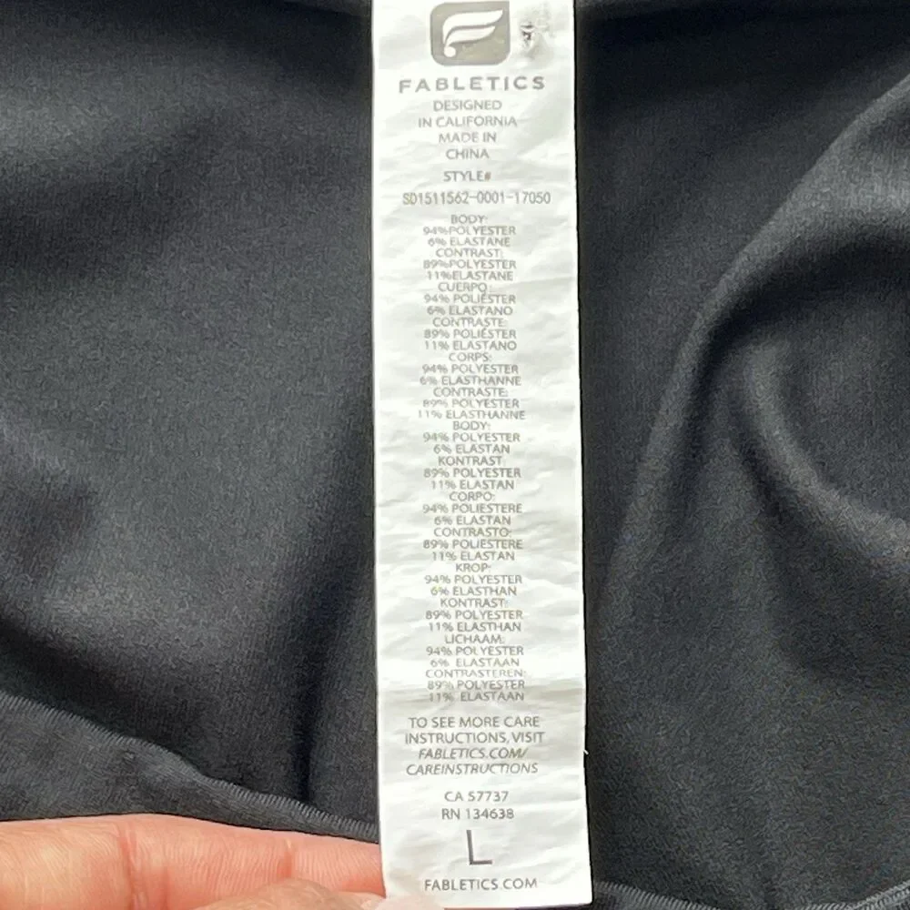 Fabletics Athletic Skirt Built In Shorts Stretch Lightweight Tennis Golf Skort L